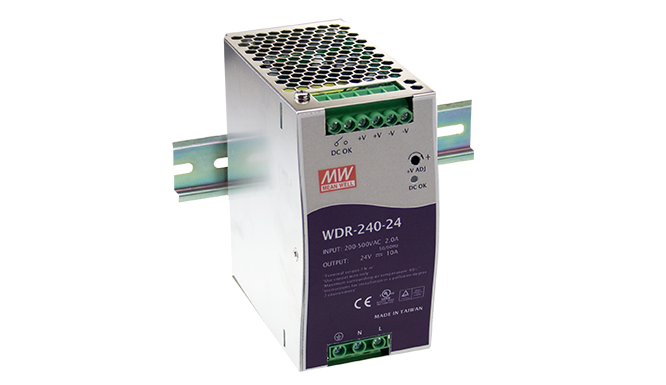 WDR منبع تغذیه های ریلی مین ول سری 