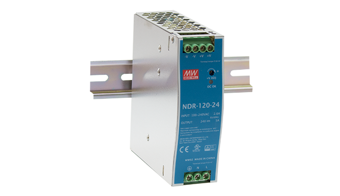 NDR منبع تغذیه های ریلی مین ول سری 